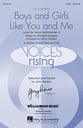 Boys and Girls Like You and Me SATB choral sheet music cover